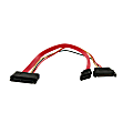 StarTech.com 12in Micro SATA to SATA with SATA Power Adapter Cable 1 thumbnail image