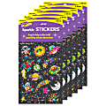 Trend Sparkle Stickers, Sparkly Space Stuff, 36 Stickers Per Pack, Set Of 6 Packs
