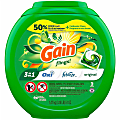 Gain Flings Detergent Pacs - Liquid - Gain, Original Scent - Green - 76 / Pack 1 thumbnail image