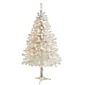 Nearly Natural Artificial Christmas Tree, 5', White