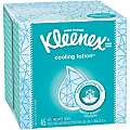 Kleenex® Cooling Lotion 3-Ply Facial Tissues, White, 45 Tissues Per Box 1 thumbnail image