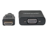 Manhattan HDMI Male To VGA Female Converter, 4', Black, 151467