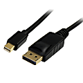 StarTech.com Mini DisplayPort To DisplayPort Cable , 6'