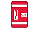 Smead® ACCS Alphaz® Permanent Color-Coded Label Refill Pack, N, Red, Pack Of 100 1 thumbnail image