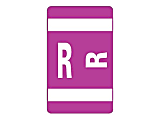 Smead® ACCS Alphaz® Permanent Color-Coded Label Refill Pack, R, Purple, Pack Of 100 1 thumbnail image