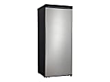 Danby Designer DAR110A1BSLDD - Refrigerator - width: 23.9 in - depth: 26.1 in - height: 58.8 in - 11 cu. ft - black/stainless steel look