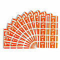 Smead® ACCS Alphaz® Permanent Color-Coded Label Refill Pack, S, Orange, Pack Of 100 1 thumbnail image