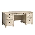 Sauder® Hammond 68"W Executive Computer Desk, Chalk Oak™