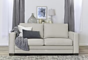 Serta® Mason Bonded Leather Sofa, Ivory 1 thumbnail image