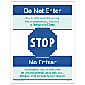 ComplyRight™ Coronavirus And Health Safety Posting Notices, Social Distancing - Do Not Enter, English, 8-1/2" x 11", Set Of 3 Notices 1 thumbnail image