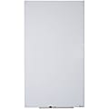 Quartet InvisaMount Vertical Glass Dry-Erase Board - 28x50 - 50" (4.2 ft)x 28" (2.3 ft) - White Glass Surface - Rectangle - Vertical - Magnetic 1 thumbnail image