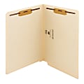 Smead® End-Tab File Folders With Antimicrobial Product Protection, Reinforced Tab, 2 Fasteners, Straight Cut, 9 1/2" x 12 1/4", Pack Of 50 1 thumbnail image