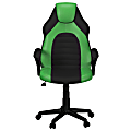 Lifestyle Solutions Ollie Gaming Chair, Black/Green 1 thumbnail image