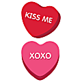 Amscan Valentines Day Heart-Shaped Cutout Decorations, 18” x 18”, Red/Pink, 2 Decorations Per Pack, Set Of 3 Packs 1 thumbnail image