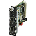 Perle C-10G-STS Media Converter - 10GBase-X - 2 x Expansion Slots - 2 x SFP+ Slots - Internal 1 thumbnail image