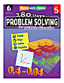 Shell Education 180 Days Of Problem Solving, Grade 5