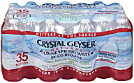 Crystal Geyser® Natural Alpine Spring Water®, 16.9 Oz, Case Of 35 Bottles 1 thumbnail image