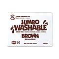 Ready 2 Learn Jumbo Washable Unscented Stamp Pads, 6 1/4" x 4", Brown, Pack Of 2