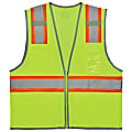 Ergodyne GloWear Safety Vest, 2-Tone, Type-R Class 2, Large/X-Large, Lime, 8246Z 1 thumbnail image