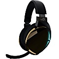 Asus ROG Strix Fusion 500 Headset - Stereo - USB - Wired - 32 Ohm - 20 Hz - 40 kHz - Over-the-head - Binaural - Circumaural - 6.56 ft Cable - Uni-directional Microphone - Gray