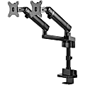 V7 DMPRO2DTA-3N Desk Mount for Monitor - Matte Black - 2 Display(s) Supported - 32" Screen Support - 35.27 lb Load Capacity - 75 x 75, 100 x 100