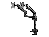 V7 DMPRO2DTA-3N Mounting Arm for Monitor, Display - Matte Black - V7 Dual Monitor Mount Professional Touch Adjust - DMPRO2DTA3N 1 thumbnail image