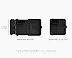 Joseph Joseph Expandable Steel Dish Drainer, 6-5/8", Black, Total Qty 1 1 thumbnail image