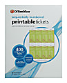 OfficeMax Printable Tickets