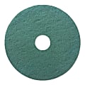 Boardwalk® Heavy-Duty Scrubbing Floor Pads, 18" Diameter, Green, 5/Carton 1 thumbnail image