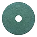 Boardwalk Heavy-Duty Scrubbing Floor Pads, 18”, Green, Pack Of 5 Floor Pads