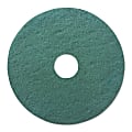 Boardwalk Heavy-Duty Scrubbing Floor Pads, 16”, Green, Pack Of 5 Floor Pads 1 thumbnail image