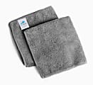 IdeaPaint Microfiber Cleaning Cloths, 11" x 11", Gray, Pack Of 2 Cloths