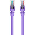 Belkin CAT6 Ethernet Patch Cable Snagless, RJ45, M/M - 12 ft Category 6 Network Cable - 24 AWG - Purple 1 thumbnail image