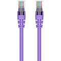 Belkin CAT6 Ethernet Patch Cable Snagless, RJ45, M/M - 12 ft Category 6 Network Cable - 24 AWG - Purple