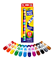 Crayola® Washable Paint Sticks, Assorted Colors, Pack Of 12 Sticks