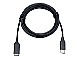 Jabra Link Extension Cord: USB-C to USB-C - 3.94 ft USB Data Transfer Cable for Headset - First End: USB Type C - Second End: USB Type C - Extension Cable - Dark Gray