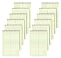 TOPS™ Steno Books, 6" x 9", Gregg Ruled, 80 Sheets, Green, Pack Of 12