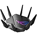 Asus ROG Rapture GT-AXE11000 Wi-Fi 6 IEEE 802.11ax Ethernet Wireless Router - 2.40 GHz ISM Band - 5 GHz UNII Band - GTAXE11000 1 thumbnail image