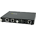 Perle SMI-1110-S1SC10U Gigabit Ethernet Media Converter - 2 x Network (RJ-45) - 1 x SC Ports - Management Port - 1000Base-T, 1000Base-BX - 6.21 Mile - External