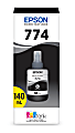 Epson® 774 EcoTank® Black Refill Ink Bottle, T774120-S