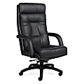Global® Arturo™ Bonded Leather High-Back Tilter Chair, 50"H, Black 1 thumbnail image