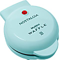 Nostalgia Electrics MyMini Personal Electric Waffle Maker, Aqua