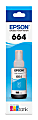 Epson® 664 EcoTank® Cyan Refill Ink Bottle, T664220-S 1 thumbnail image