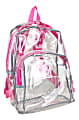 Eastsport Clear PVC Backpack, Pink 1 thumbnail image