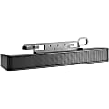 HP Sound Bar Speaker - 2.60 W RMS - Black - 200 Hz to 20 kHz - USB