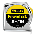 Powerlock® Tape Rules 3/4 in Wide Blade, 3/4 in x 5 m/16 ft