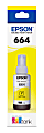 Epson® 664 EcoTank® Yellow Refill Ink Bottle, T664420-S 1 thumbnail image