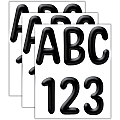 Eureka 4” Deco Letters, Color My World Solid Black, 180 Letters Per Pack, Set Of 3 Packs 1 thumbnail image
