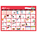 2025-2026 TF Publishing Medium Monthly Desk Calendar Blotter, 12" x 17", Every Day's A Holiday, July 2025 To June 2026, 8500 1 thumbnail image