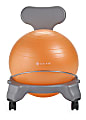 Gaiam Kids' Balance Ball® Chair, Gray/Orange